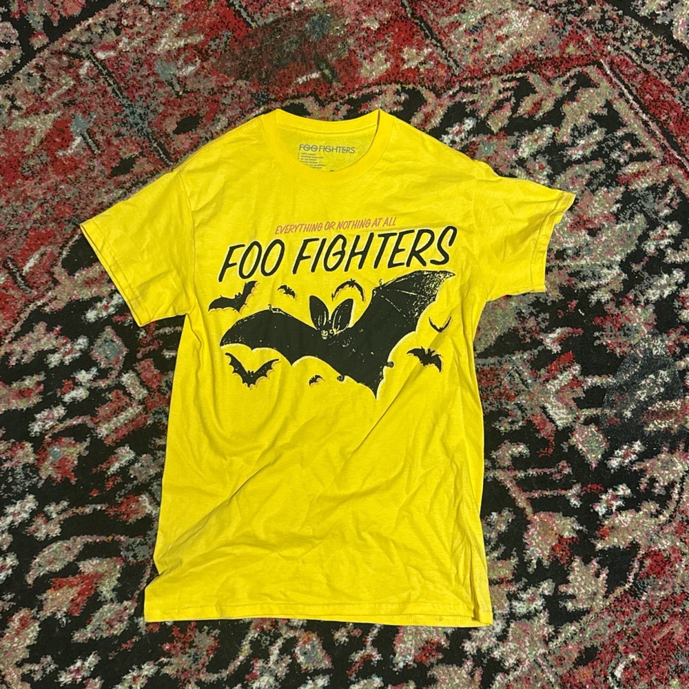 Foo Fighters Yellow Graphic Tee
